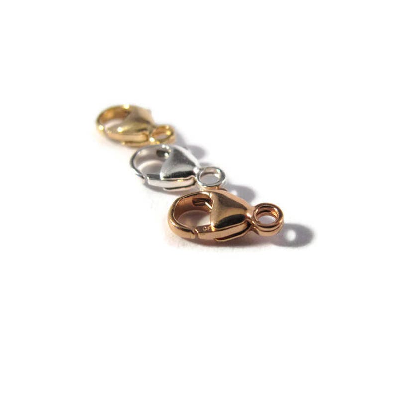 Small Lobster Claw Clasp One 14k Gold Filled 9mm Lobster - Etsy