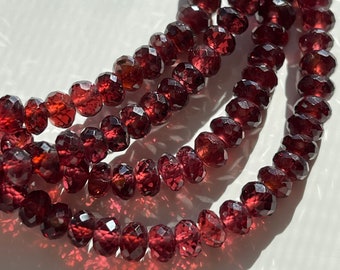 3.5 Inch KALISA GEMS Beads Gemstone 1 Strand Natural Garnet Faceted Heart Briolettes 7-9mm Garnet Necklace Garnet Stone 3.5 Inch KALISA GEMS Beads Gemstone 1 Strand Natural Garnet Faceted Heart Briolettes 7-9mm Garnet Necklace Garnet Stone