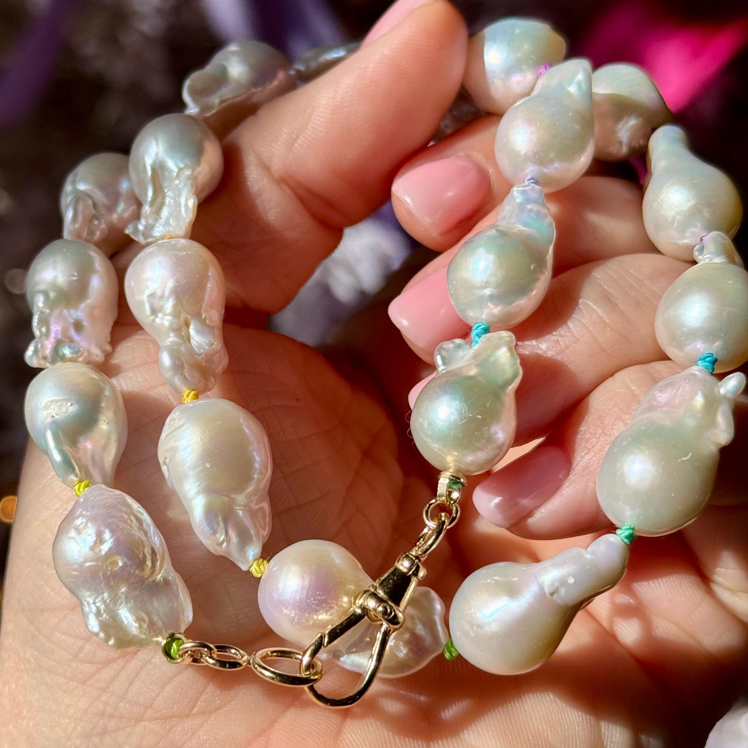 Baroque Pearl Necklace, 19