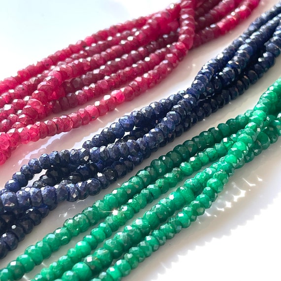 Rubies and deals emeralds beads