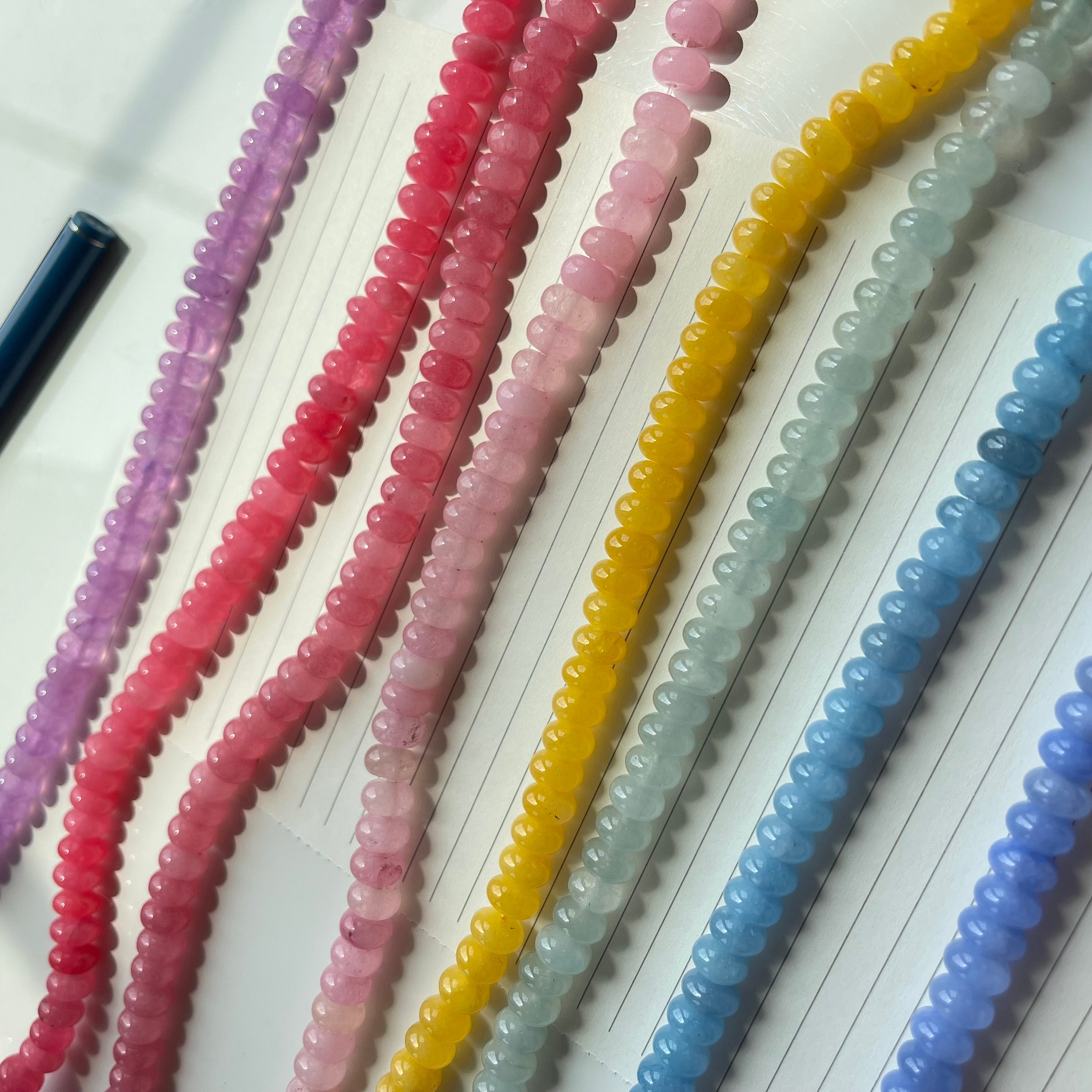The Good Vibes DIY Stretchy Bracelet Jewelry Making Bead Kit 