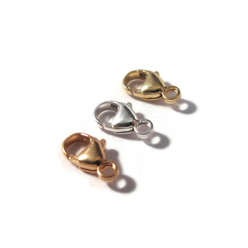 Small Lobster Claw Clasp One 14k Gold Filled 9mm Lobster Etsy