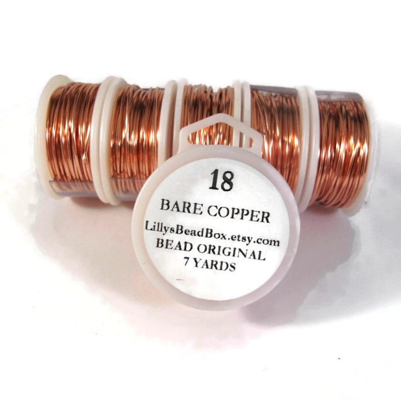 18 Gauge Bare Copper Wire Genuine Copper Round Wire for Etsy