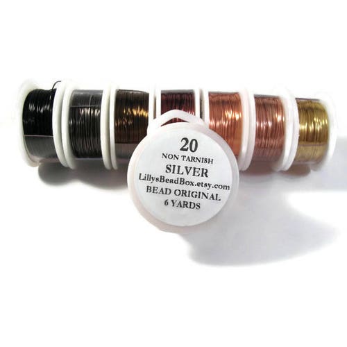 Non Tarnish Plated Wire 16 Gauge Round Wire for Making Etsy
