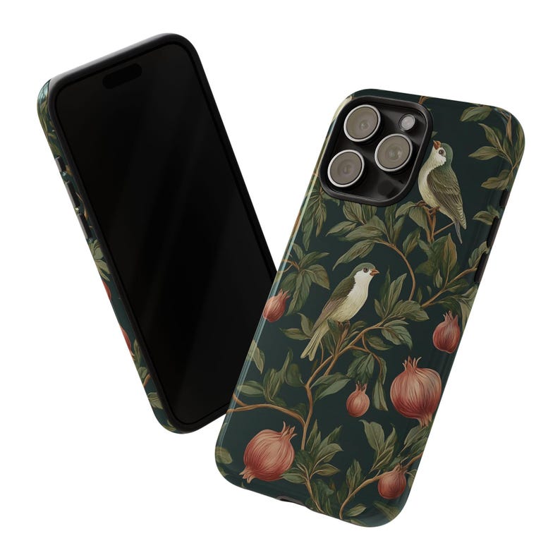 Elegant foliage and fruit phone case