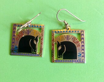 Laurel Burch Earrings Equus