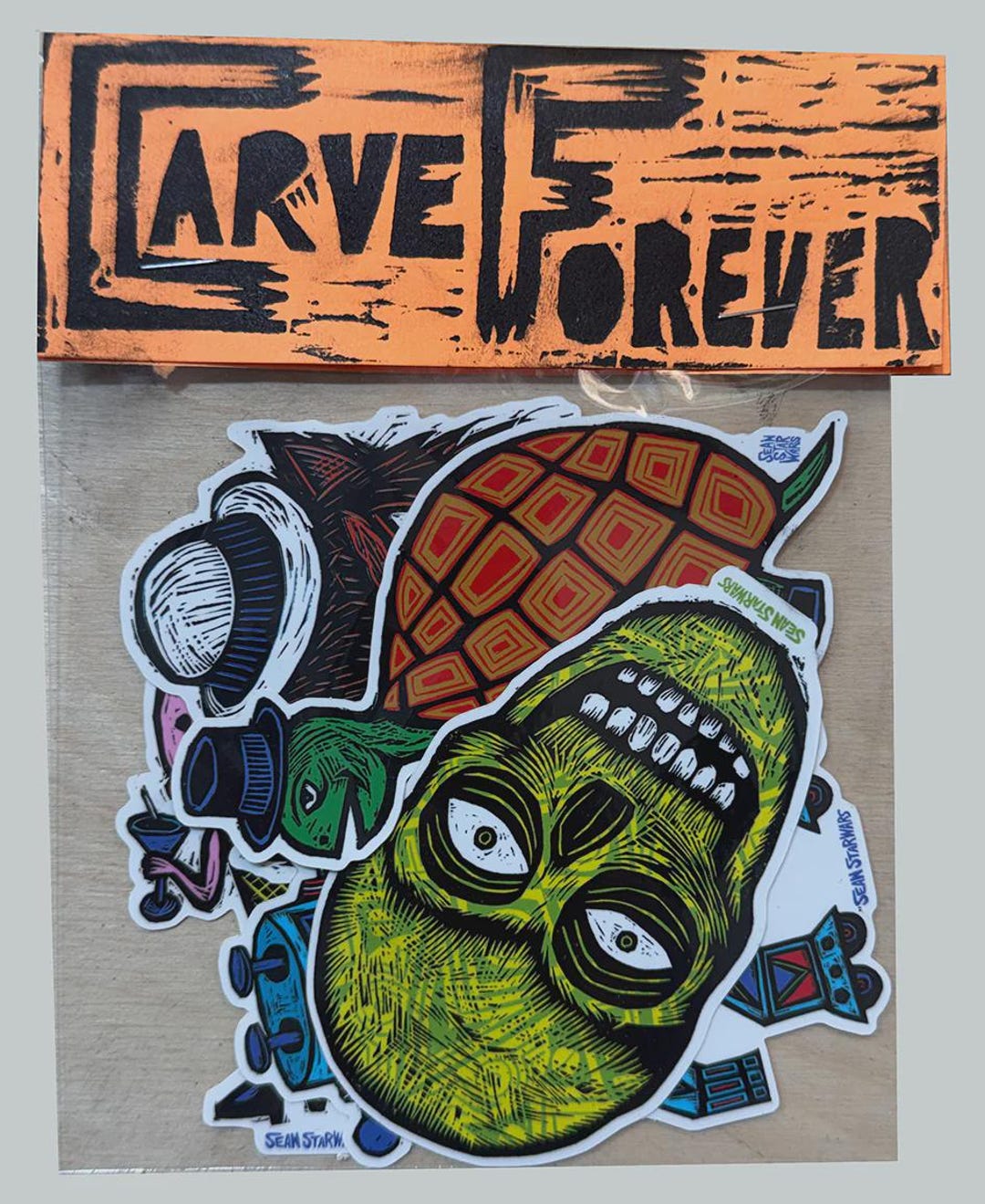4-inch Vinyl Sticker Pack (five 4