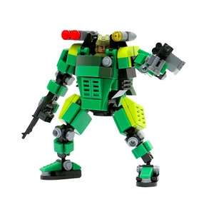 Mecha Frame MF05-G01 Green Trooper Robot Building Kits