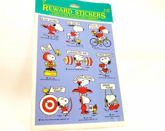 Vintage Snoopy Ambassador sticker 2 sheets Sealed 1980s