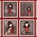 Quilting Treasures, Letters from the Heart, Girl Picture Patches Panel