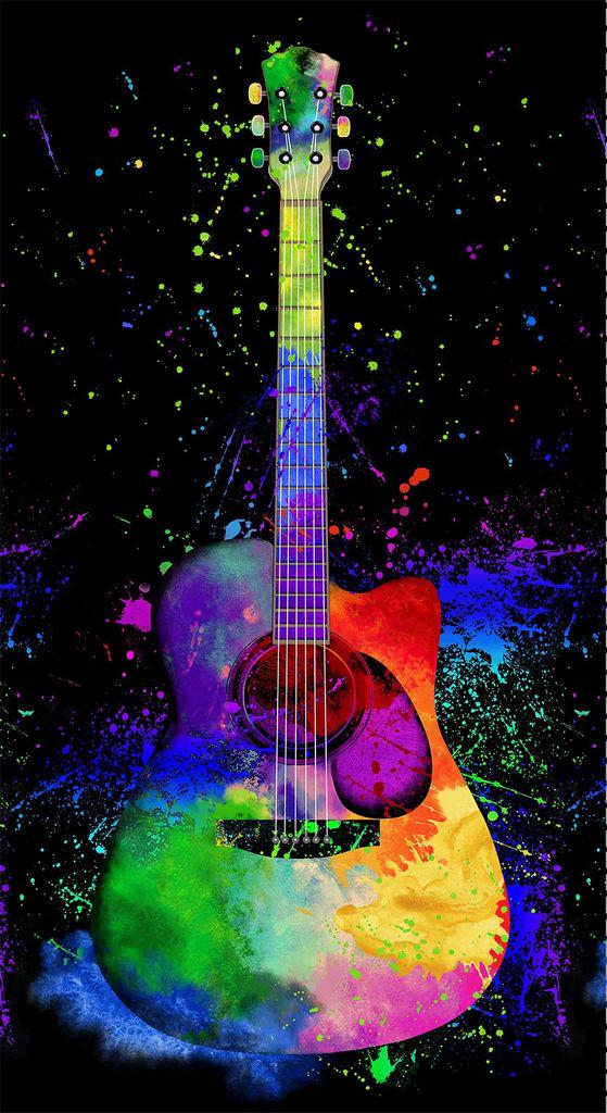 Painted Guitar - 24