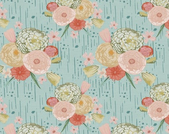 Blossom in Aqua from Paintbrush Studio Fabrics