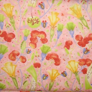 Haru Kaze collection, Bell Flower in Red, yard