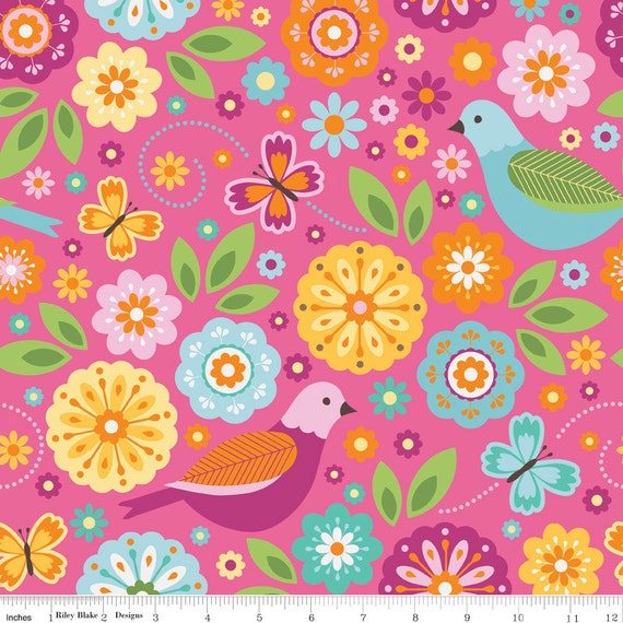Download Riley Blake Fabrics Summer Song 2 by Zoe Pearn fabric by ...