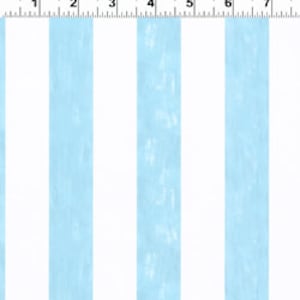 Flowering Around by Beach Garden Quilts & Studio for Clothworks, Blue stripes, yard