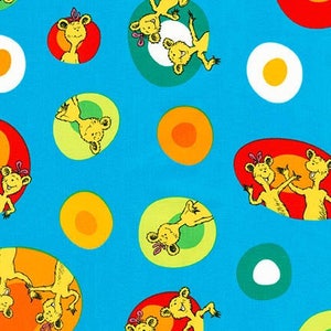 Dr. Seuss, Hop auf Pop Deklinationskreise in blau, Hof