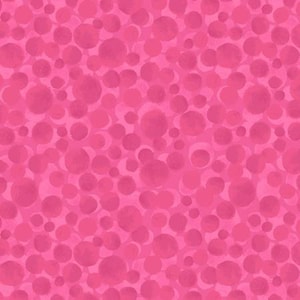 Lewis and Irene Fabrics, Bumbleberries blenders, Tropical Pink dots, yard