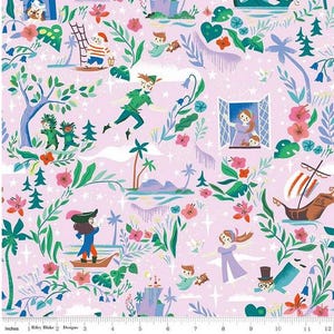 Forever Neverland - Main in Princess - Peter Pan - from Riley Blake Designs,  100% cotton