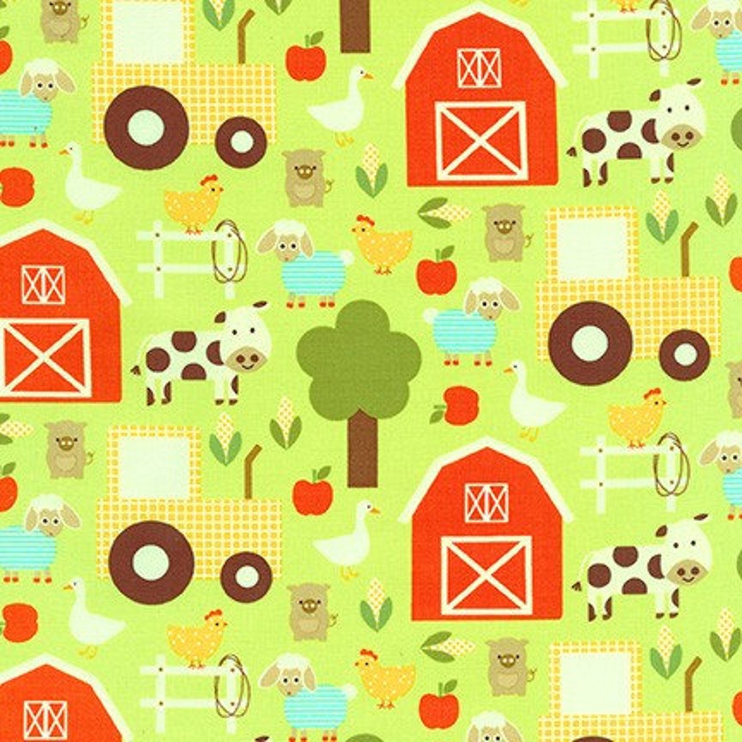 State To State Farm Life On Green By Ann Kelle Cows And Etsy