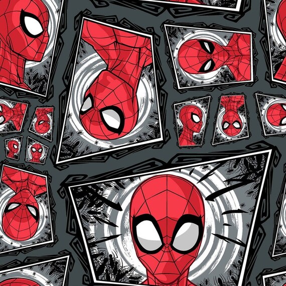 1 Yard Spiderman fabric 100% cotton