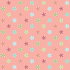 Christmas Magic, Peppermint Candy on Rose, yard