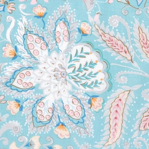 Dena Designs  colletion &quot;Isabelle&quot;, Ornate in Blue, LAST 34 Inches