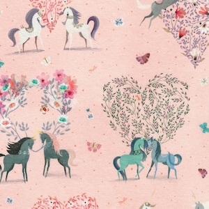 Unicorn Meadow Unicorn Love in Peach Unicorn Meadow Unicorn Love in Peach
