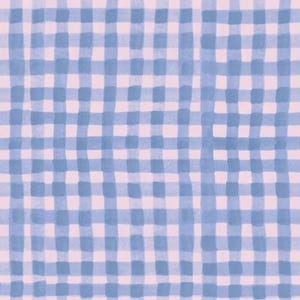 Ally Collection, Gingham in Cornflower Blue - from Lewis & Irene LTD, 100% Cotton