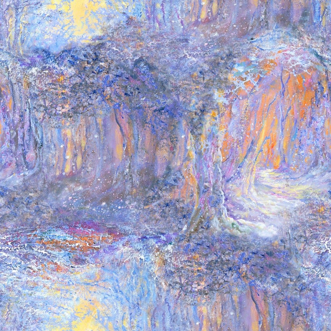 Polar Journey by 3 Wishes Fabrics, Ice Fantasy, Yard Etsy