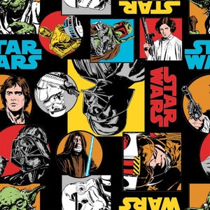 From Camelot Fabrics, Star Wars Immortals II Flannel. cotton FLANNEL, yard