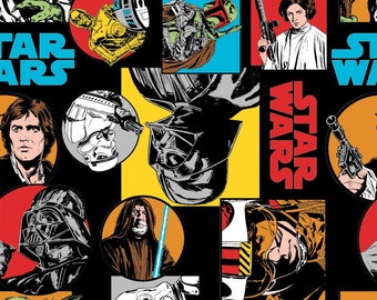 From Camelot Fabrics, Star Wars Immortals II Flannel. cotton FLANNEL, yard