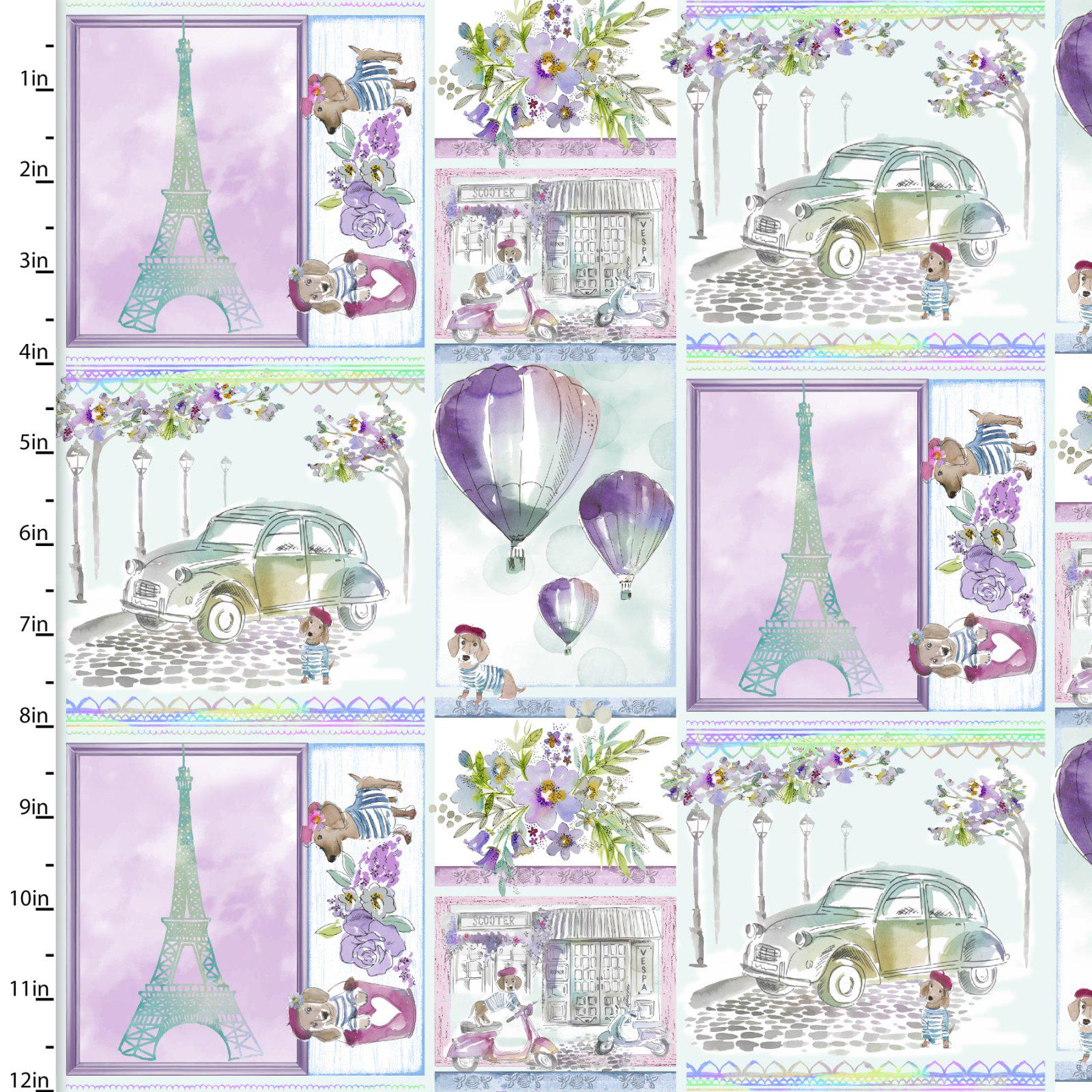 Lost in Paris Collection 3 Wishes Fabrics, SCENIC PICTURESQUE - Etsy