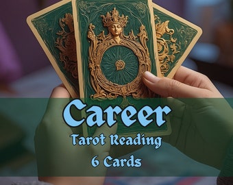 Career Tarot Reading with Question, 6 Cards, Same Day, Blind Reading, Psychic Readings, General Reading, Spiritual Reading