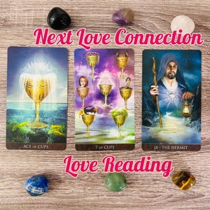Next Love Connection, Love Tarot Reading, 3 Cards, Same Day, Very Detailed, Love Prediction, Future Love Reading,Relationship Reading