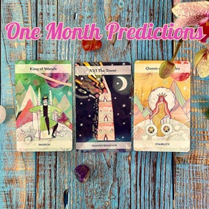 1 Month Love Predictions, 3 Cards, Relationships, Feelings, Advice, Plan Your Month with Confidence, Blind Tarot Reading, Detailed Reading