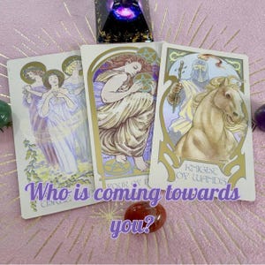 Who is Coming Towards You? 3 Cards, Very Detailed Love Tarot Reading, Same Day, Romantic Future, Soulmate Reading, Tarot for Singles