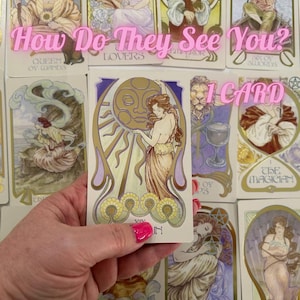 How Do They See You? One Card Love Reading, Same Day,Very Detailed Tarot Reading,Psychic Love Reading,Relationship Reading,Intuitive Reading