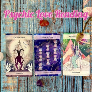 Psychic Love Reading, 3 Cards, Very Detailed, Same Day, Love Tarot Reading, Love Prediction,Intuitive Reading, Relationship Reading