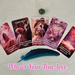 Who is Your True Love, Oracle Reading on Your Destiny Meeting, 5 Cards, Same Day, Deep Love Reading, Psychic Love Reading, Intuitive Reading