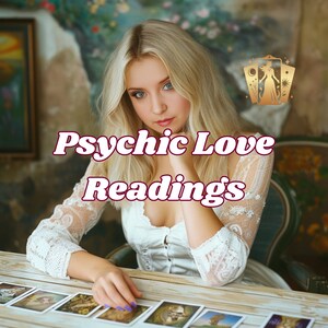 Very Detailed Psychic Love Reading with Question, 5 Cards, Same Day, Love Tarot Reading, Soulmate Reading, Relationship Reading
