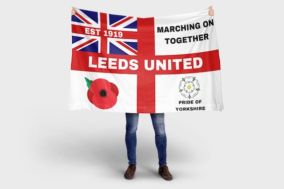 Leeds United 5FT X 3FT FREE Brand New