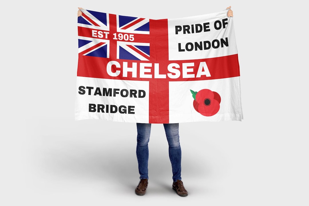 Bannière Officielle Chelsea FC – 5 X 3 Pieds, Drapeau Mât