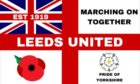 Leeds United 5FT X 3FT FREE Brand New