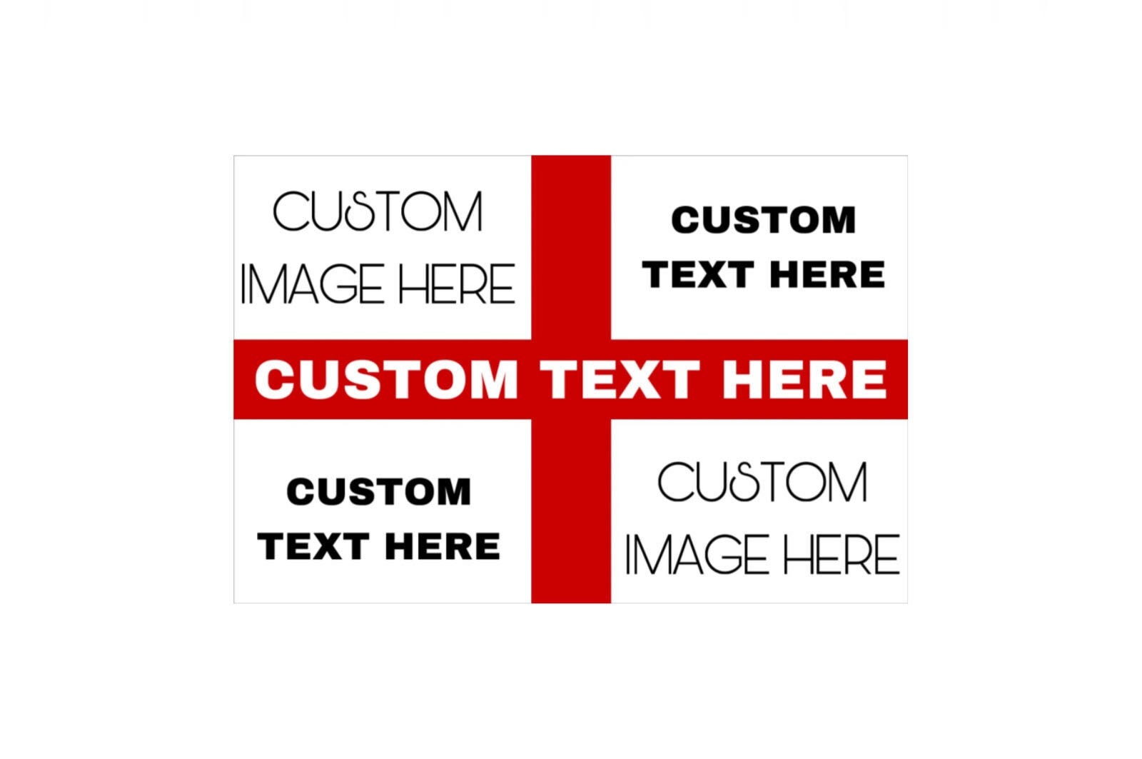 England 3FT X 2FT Football Rugby National Flag St George Cross English U2013 The Novelty Gift Shop