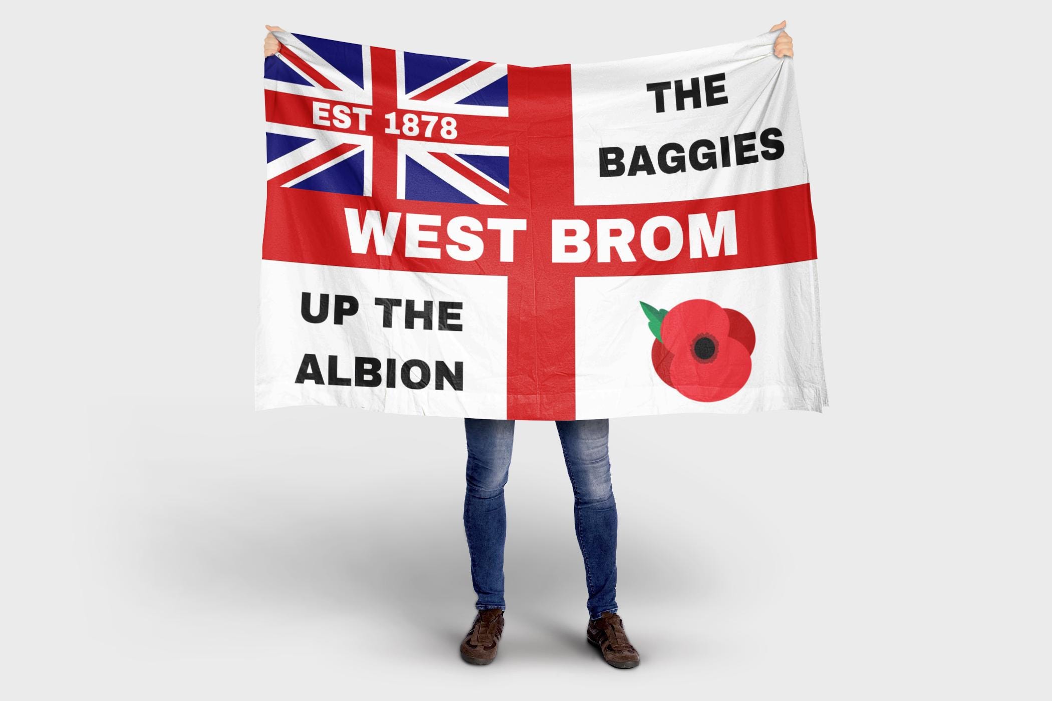 West Bromwich Albion Supporter Enamel Badge