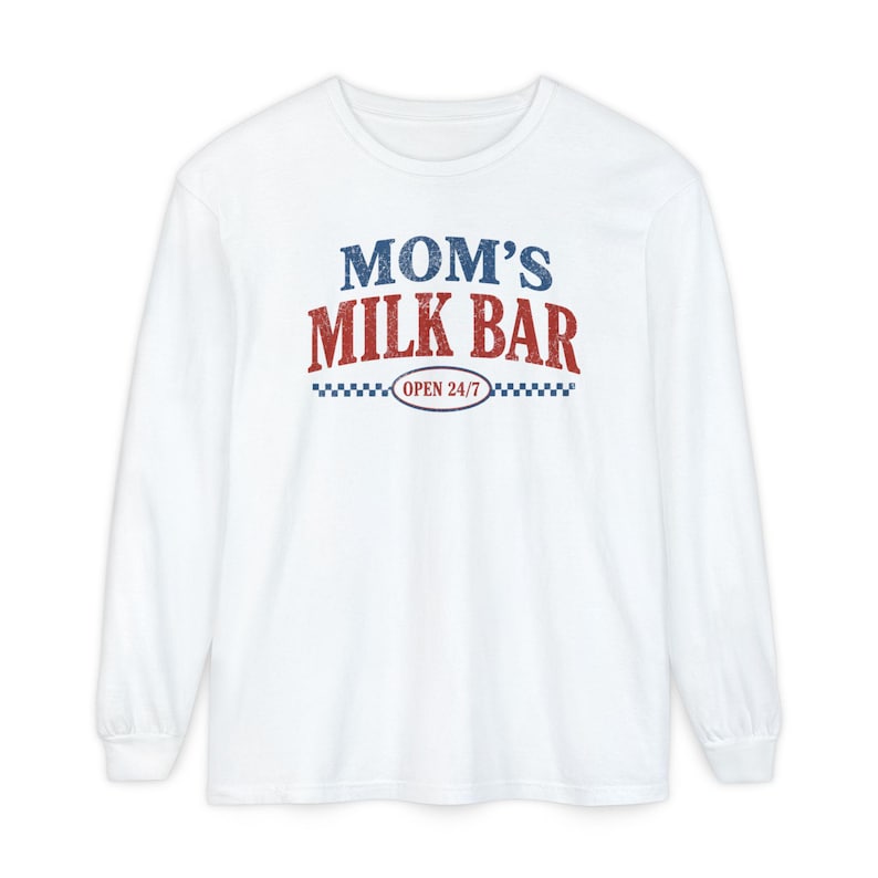 milk bar breastfeeding shirt maternity clothes postpartum gift fall maternity shirt pregnant wife gift mothersdaygift comfortcolors image 4