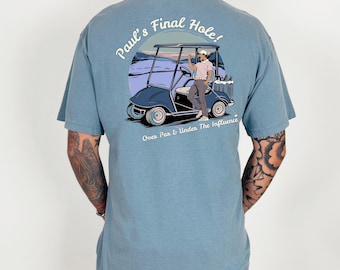 Personalized Final Hole Golf Bachelor Party Shirt Bachelor Party Gifts Bachelor Party Favors Golf Bachelor Party Ideas Shirts For Groomsmen