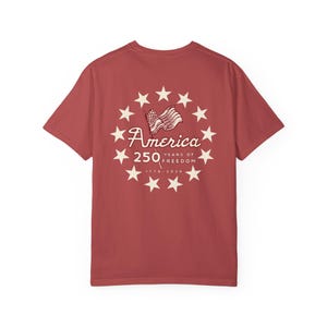 1776 shirt shirt usa america Labor Day Memorial Day shirt july 4th shirt fourth of july shirt land of the free comfortcolors Crimson