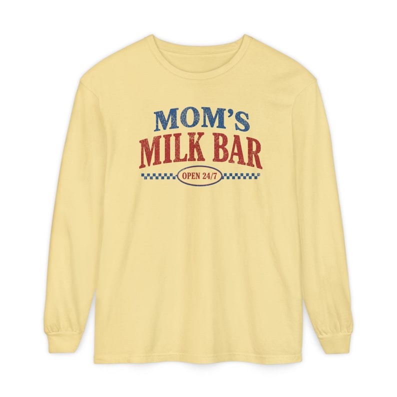 milk bar breastfeeding shirt maternity clothes postpartum gift fall maternity shirt pregnant wife gift mothersdaygift comfortcolors image 6