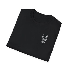 Herren Dobermann Let The Dog Out Shirt Männer Gym Gewichtheben Grunge 90er Jahre Punk Streetwear Geschenk für Freund Mann Kleidung für Papa 90er Jahre Shirt Bild 3